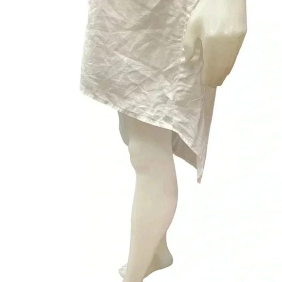 Michael Kors 100% Ramie Hi Low Short Sleeve Dress Tunic Size XS - Picture 8 of 13